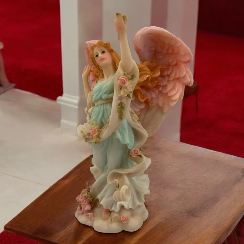 Roman Seraphim Angel Chelsea, Summer’s Delight, 1996 Limited Ed., Rare Figurine - Picture 4 of 9